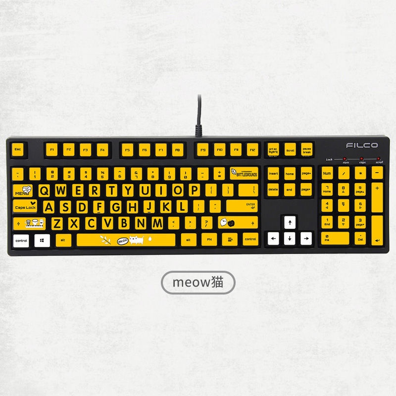 Miếng Dán Trang Trí Bàn Phím Máy Tính Laptop Họa Tiết Hoạt Hình Dễ Thương