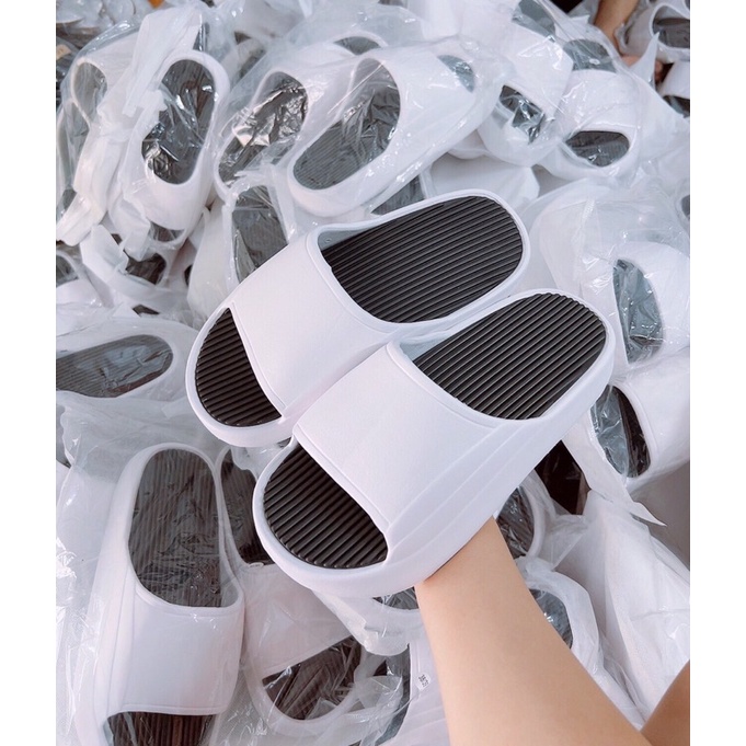 DÉP ĐẾ CAO SIÊU NHẸ VÂN SỌC HÀNG LOẠI ĐẸP TÚI ZIP 3 MÀU có sẵn size nam nữ