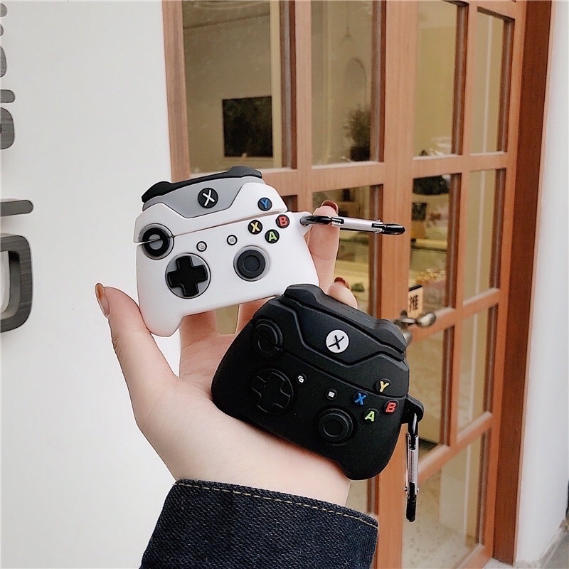 ☘️Tặng kèm móc treo🍀 Case bao airpod silicon1 2 3Pro Tay cầm chơi game Xbox- Vỏ bọc đựng tai nghe không dây