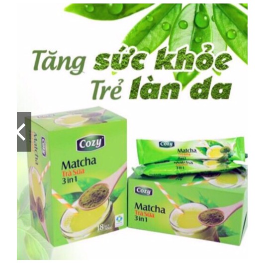 Trà Matcha Cozy 3.1 hộp 18 gói 306gr