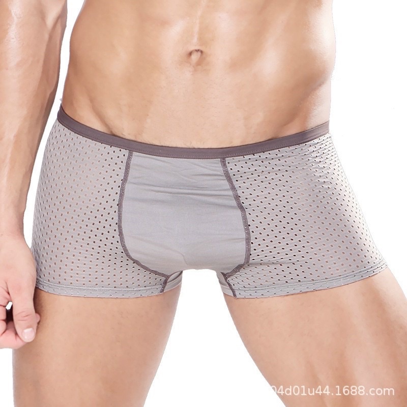 Quần Lót T'ARMOR HỘP 4 CÁI , Quần Lót Nam Boxer Được Thiết Kế Với Dạng Lưới Thông Thoáng , Cực Mát C