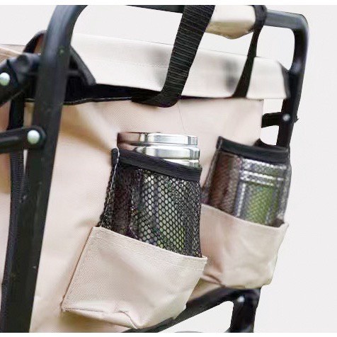 Xe kéo du lịch, dã ngoại, cắm trại gia đình gấp gọn, tải trọng 100kg, dễ lắp ráp
