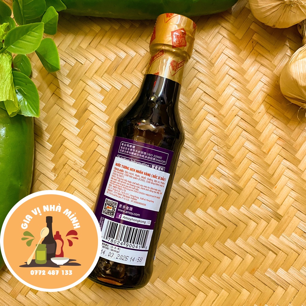 HẮC XÌ DẦU AMOY HỒNG KÔNG  - CHAI 250ML