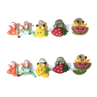 Cạp Tóc / Kẹp Tóc Trái Cây Cho Bé 3cm x 3cm