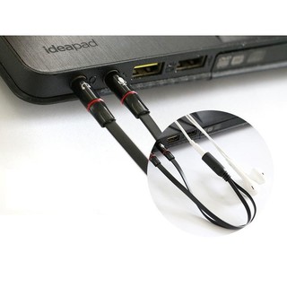 Dây Cáp gộp và chia audio và mic 3.5mm Jack gộp tai nghe 3.5 bọc chống đứt