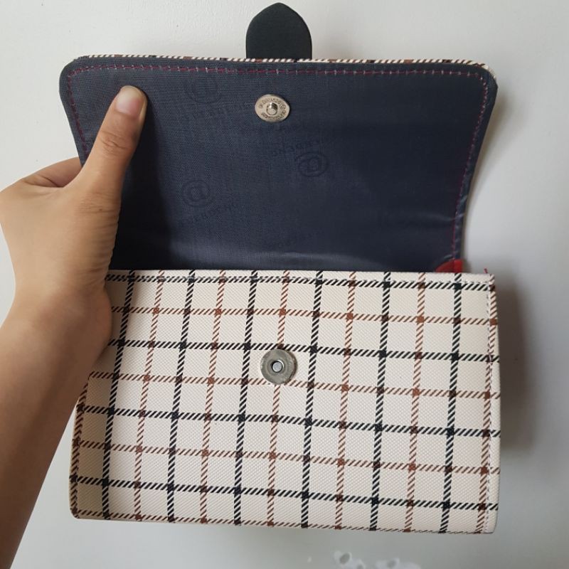 Túi Đeo Chéo Kẻ Caro Thời Trang Hàn Cho Nữ