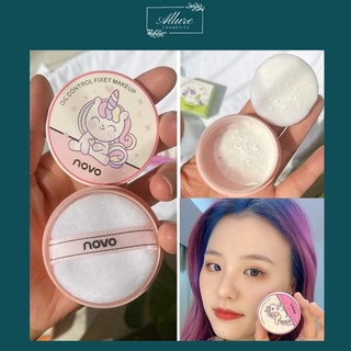 Phấn phủ bột NOVO kiềm dầu mịn nhẹ tự nhiên Oil Control Fixet Makeup NOVO