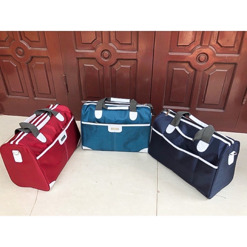 Túi Trống Thời Trang Viền Da Trắng 994-998