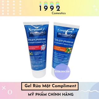 [CHÍNH HÃNG] Gel rửa mặt Compliment No Problem_Kháng khuẩn_Làm sạch sâu da