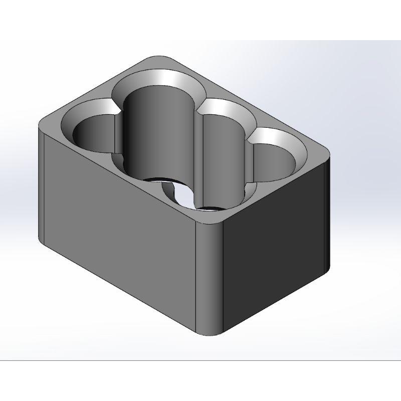 Khuôn đóng cell pin 18650. Khối 6 cell