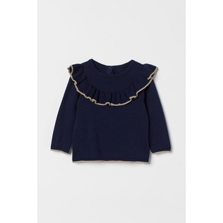 [H&M CHÍNH HÃNG]Áo len bèo siêu xinh cho bé