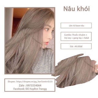 Thuốc nhuộm tóc màu NÂU KHÓI