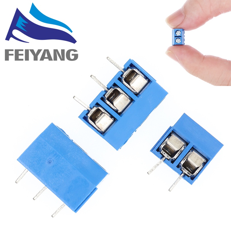 Set 10 Đầu Nối Thiết Bị Đầu Cuối KF301 2P / 3P KF301-5.0 KF301 5.0mm