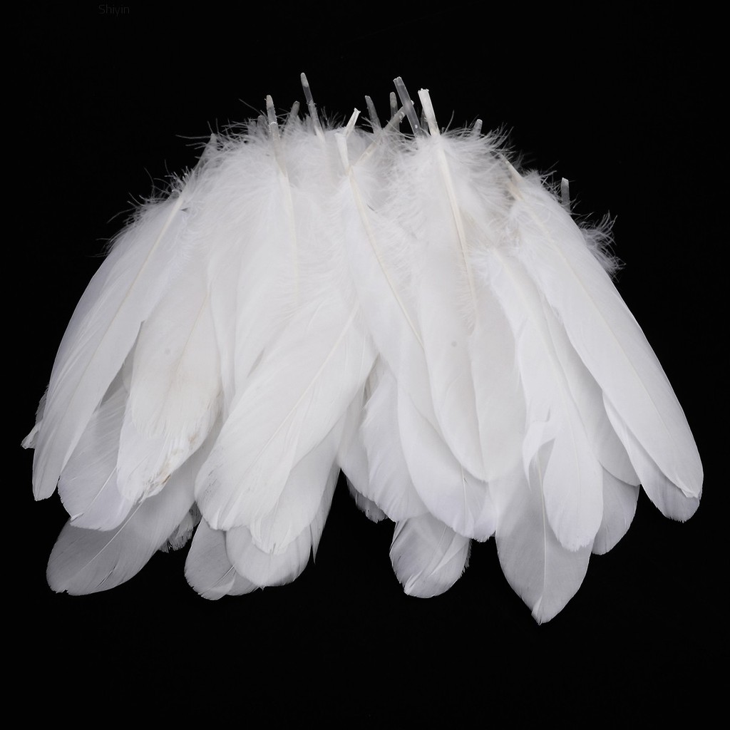 Set 50 lông ngỗng 6-8inch / 15-20cm dùng để làm đồ trang trí