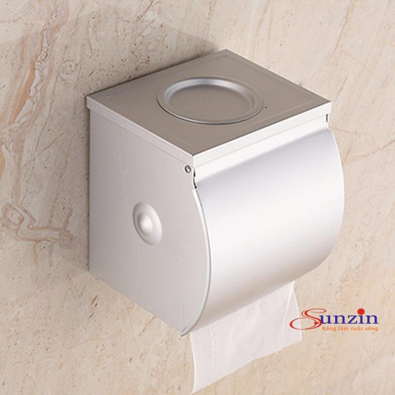 Hộp đựng giấy vệ sinh đa năng chất liệu nhôm
