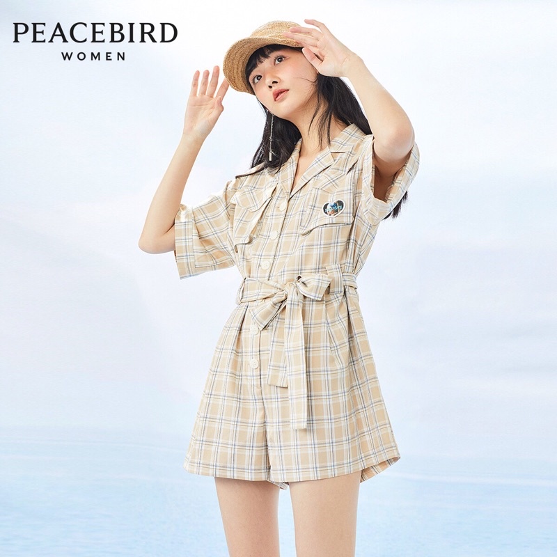 Jumsuit kẻ sọc Peacebird