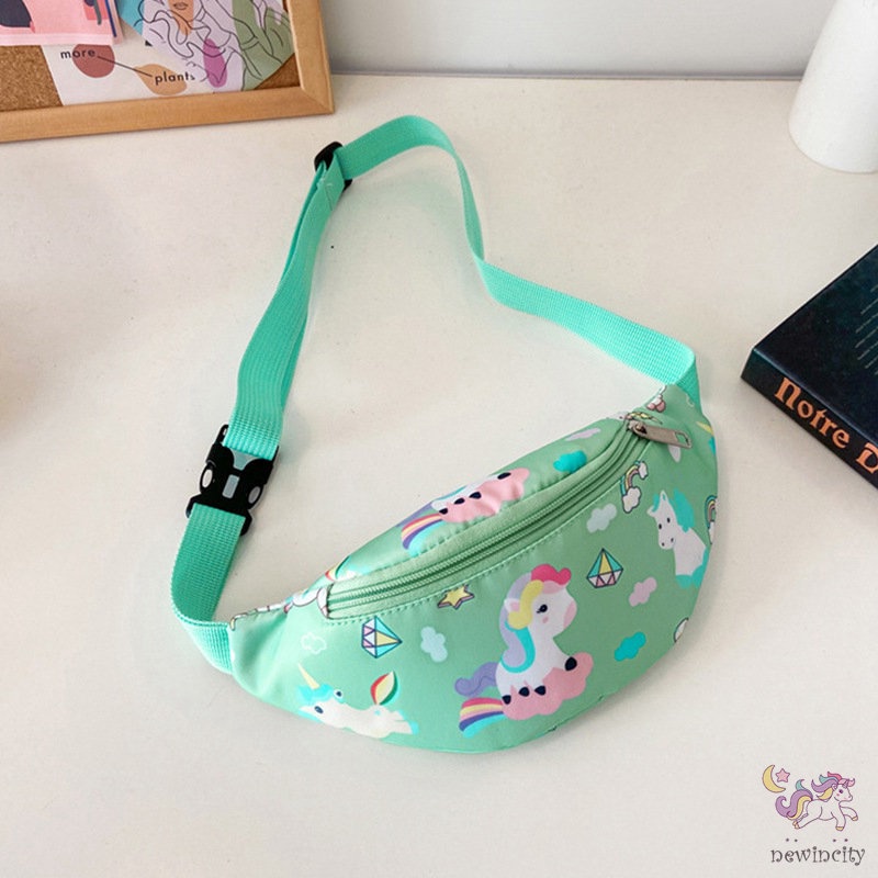 Túi Đeo Chéo Ngực Kiểu Hoạt Hình Hàn Quốc Dễ Thương Cho Bé