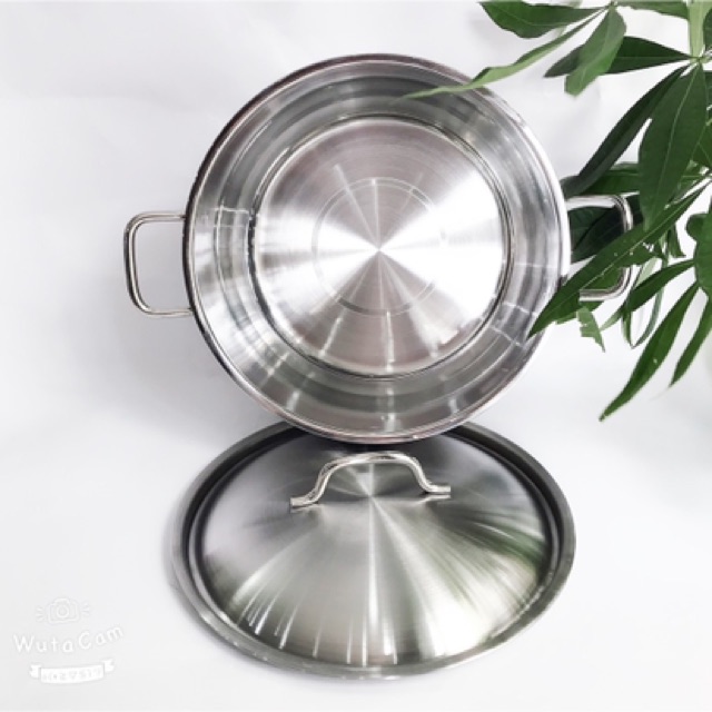 Bộ nồi xửng hấp 1 đáy inox 430 H.T COOK