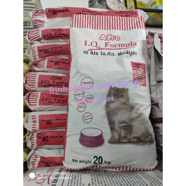 Giá Sỉ Thức ăn mèo Apro IQ Formula bao lớn 20kg (40 gói) Nhập khẩu Thái Lan