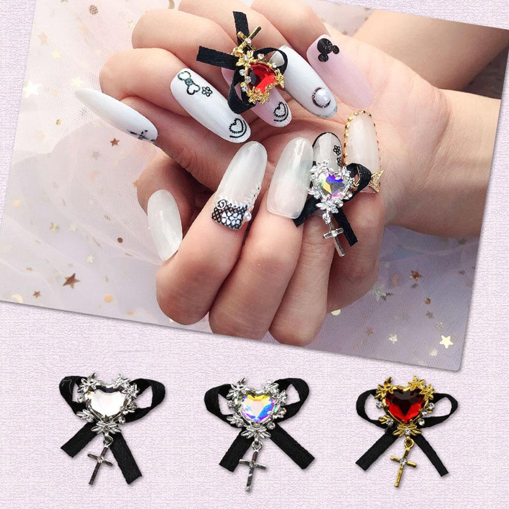 OCEANMAP Hạt Đá Hình Trái Tim Trang Trí Móng Tay Nghệ Thuật DIY