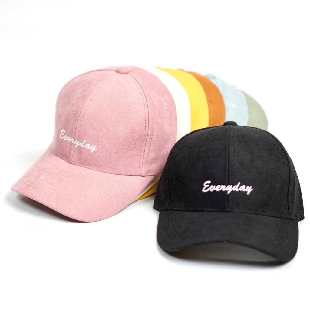 Mũ Lưỡi Trai Thêu Chữ Everyday Dành Cho Nam Và Nữ Vải  Mềm Mịn Đẹp Thời Trang