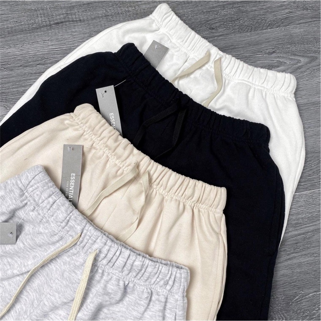 Quần short nam unisex esentials Quần đùi chất  da cá hàn loại 1 Nam nữ đều mặc được shohienmai