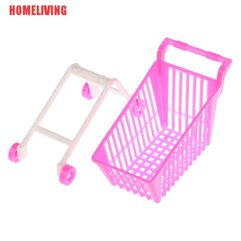 1 Mô Hình Xe Đẩy Mua Sắm Mini Đồ Chơi Dành Cho Trẻ Em