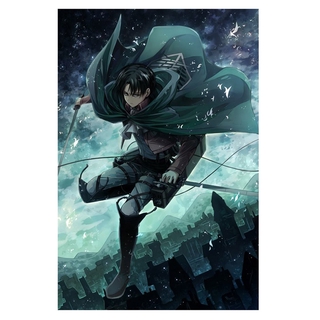Áp Phích Logo Hoạt Hình Attack on Titan
