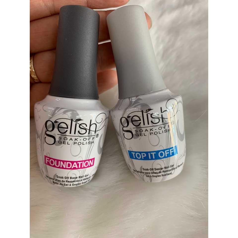 Base - Top Gelish Gel Polish Cực Bền và Bóng Đẹp - Lẻ 1 Chai 15ml