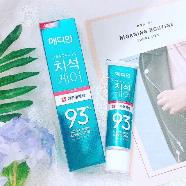 Kem Đánh Răng Chính Hãng Median Dental IQ 93% Hàn Quốc 120gr