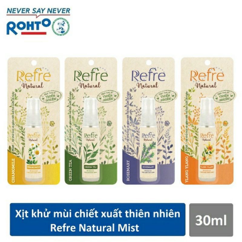 Xịt khử mùi Refre 30ml