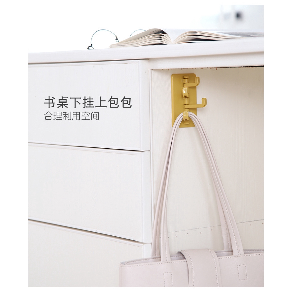 Creative Colorful Kitchen Nail-free Door Wall Hook/  /bathroom ABS Storage Hanger Seamless Hook