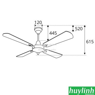 QUẠT TRẦN SINWA S168