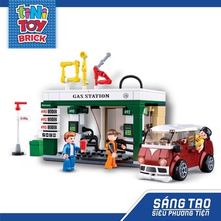 JUNO - Đồ chơi lắp ráp trạm xăng dầu TINITOY