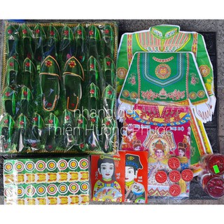 Bộ Cúng Đầy Tháng Thôi Nôi Có Hài Mụ Trọn Bộ Vàng Mã - Thủ Công Phật Giáo Việt Nam