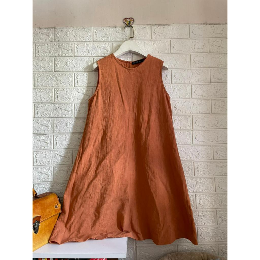 (Thanh lý đồ cá nhân) Đầm đũi suông A QC