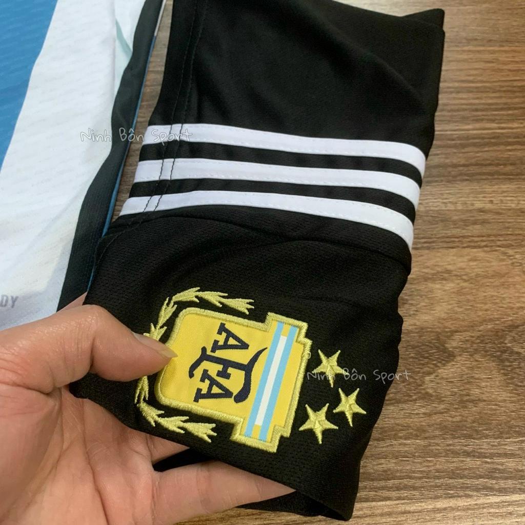 Áo Bóng Đá, Áo Đá Banh Trẻ Em Đội Tuyển Argentina WC 2022/2023 - Vải Mè Thái Cao Cấp