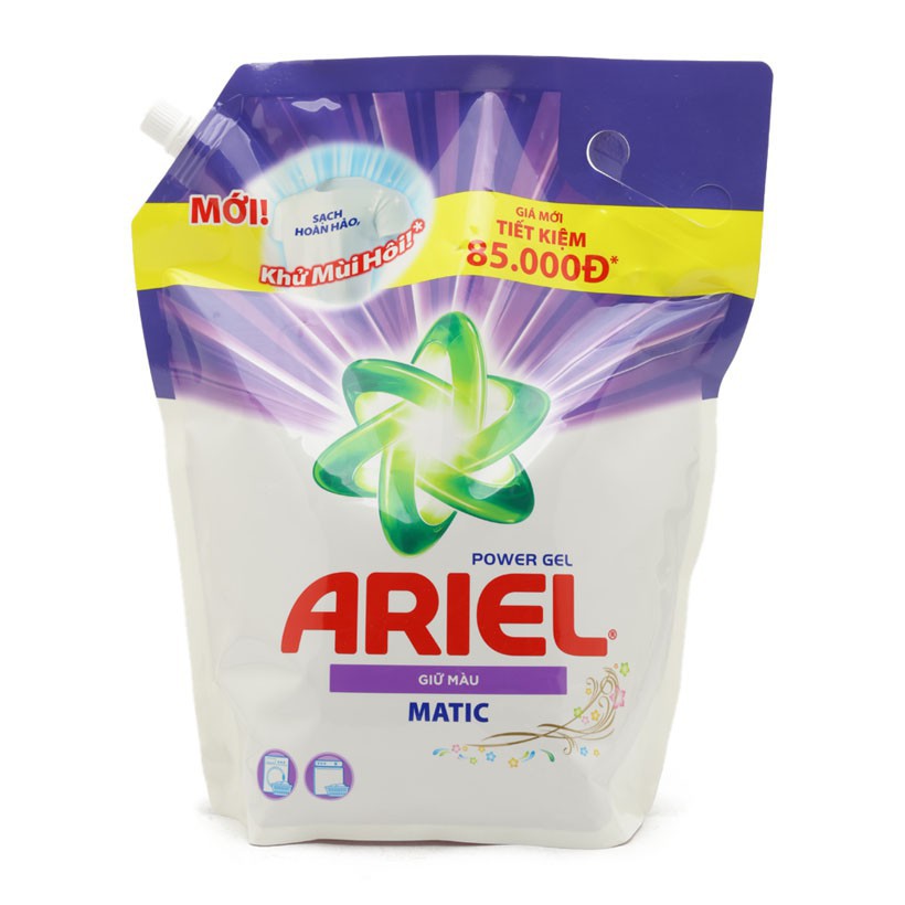 [GIẢM GIÁ SỐC] Nước giặt Ariel giữ màu  3.25kg túi- sản phẩm chính hãng của P&G