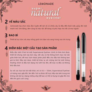 Kẻ Mắt Lemonade Super Natural Eyeliner