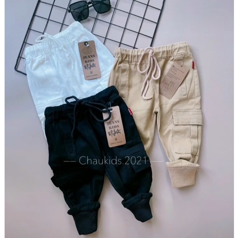 Quần kaki nam cho bé trai co giãn từ 8-20kg