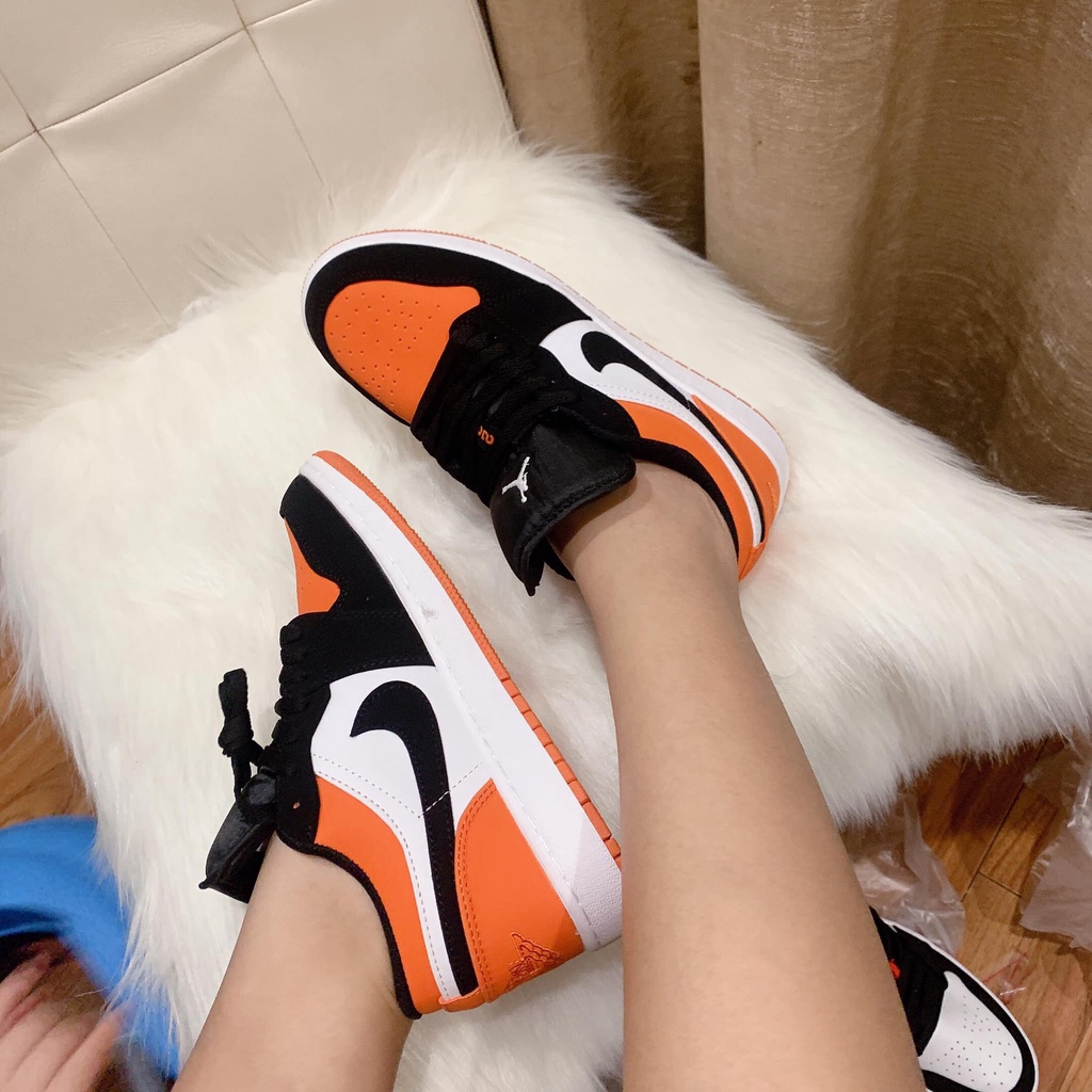 GIÀY JORDAN ĐEN CAM LOW CAO CẤP