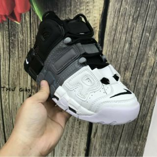 Giày UPTEMPO đen trắng pha màu ( fullbox+freeship)