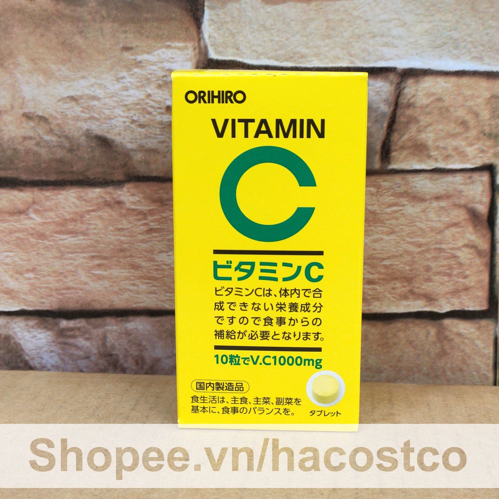 Viên uống Orihiro Vitamin C Tablets 300 viên nén 1000mg của Nhật