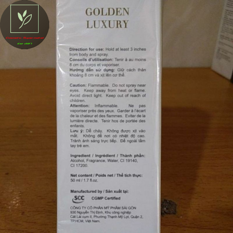 (4 MÙI) Nước hoa Cindy dành cho phái nữ 50ml