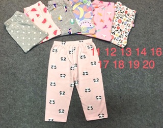 Quần legging lửng, bé gái cotton, Gap