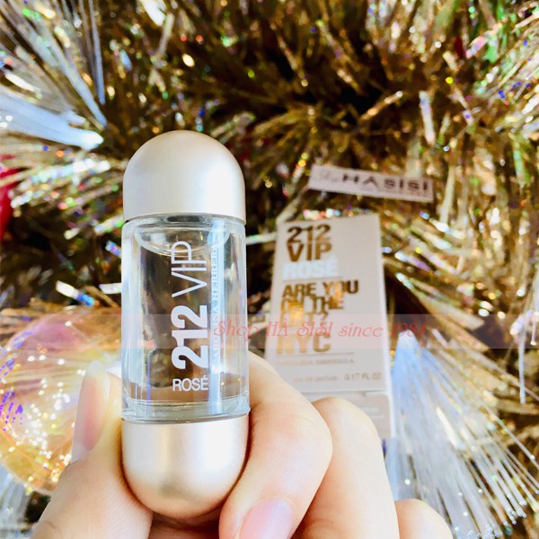NƯỚC HOA MINI CAROLINA - 212 Vip Rose 5ml ( NỮ )
