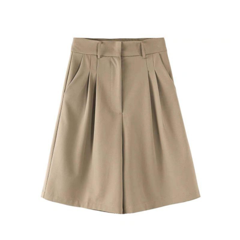 QUẦN SHORT LỬNG ỐNG RỘNG CẠP CAO, Quần lửng ống rộng nữ lưng cao [Quần ulzzang nữ ống rộng] | BigBuy360 - bigbuy360.vn