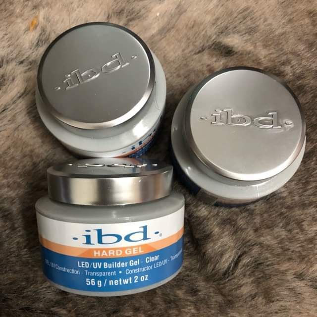 Gel đắp móng tay trong suốt IBD hũ 56g loại lạnh