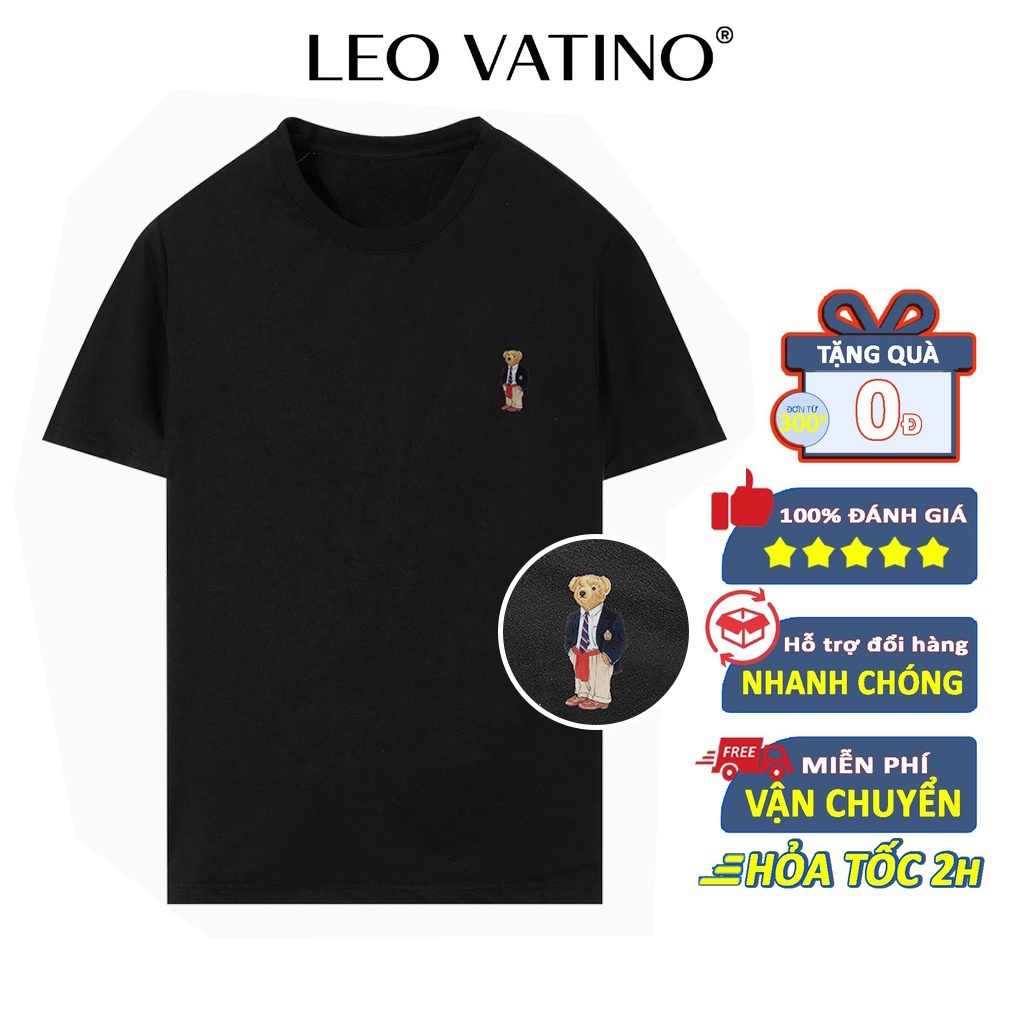 Áo thun nam cổ tròn in cao cấp vải Cotton xuất xịn,chuẩn form,trẻ trung, năng động THLV-M7 - Leo Vatino