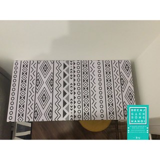 DECAL TRANG TRÍ TẾT HOA VĂN THỔ CẨM